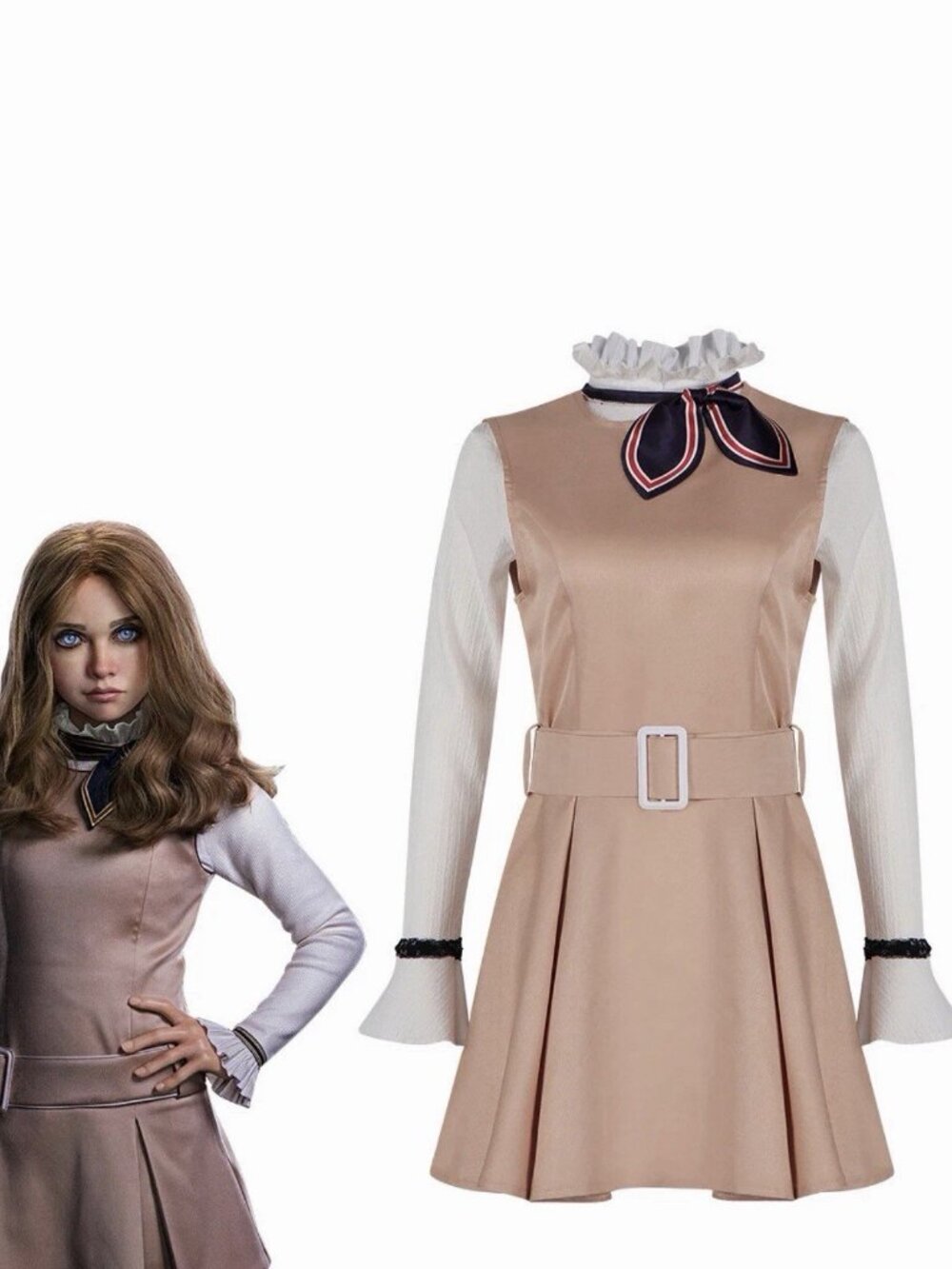 M3GAN 2.0 Megan Child 3-5 Cosplay Halloween Outfits Thriller Movies